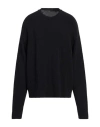 Y-3 Man Sweater Black Size L Organic Cotton, Polyamide In Black