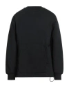 Y-3 Man Sweatshirt Black Size L Cotton, Polyester