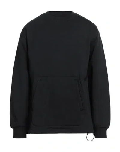Y-3 Man Sweatshirt Black Size L Cotton, Polyester