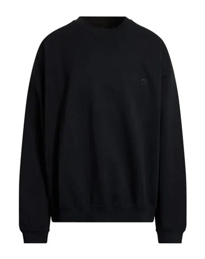 Y-3 Man Sweatshirt Black Size L Cotton, Recycled Polyester