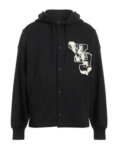 Y-3 Man Sweatshirt Black Size L Organic Cotton