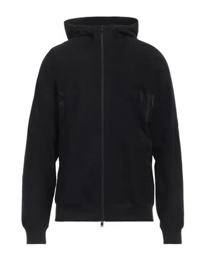 Y-3 Man Sweatshirt Black Size M Organic Cotton, Polyamide, Elastane