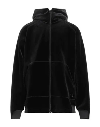 Y-3 Man Sweatshirt Black Size M Polyester, Elastane, Polyamide