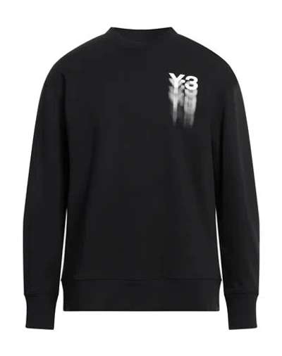 Y-3 Man Sweatshirt Black Size M Organic Cotton