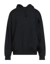 Y-3 Man Sweatshirt Black Size S Cotton, Recycled Polyester In Black