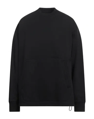 Y-3 Man Sweatshirt Black Size S Cotton, Recycled Polyester, Elastane