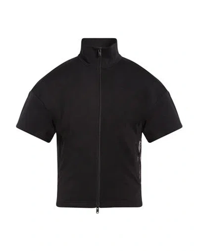 Y-3 Man Sweatshirt Black Size Xs Polyamide