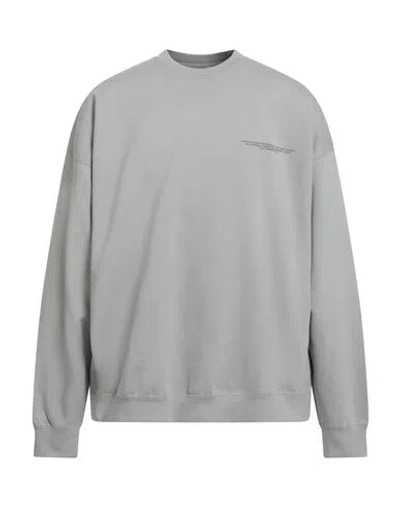Y-3 Man Sweatshirt Grey Size S Cotton, Recycled Polyester