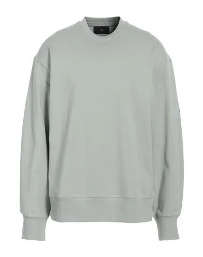 Y-3 Man Sweatshirt Light Green Size L Organic Cotton