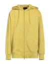 Y-3 Man Sweatshirt Yellow Size Xs Organic Cotton, Elastane In Green
