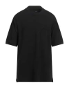 Y-3 Man T-shirt Black Size L Cotton
