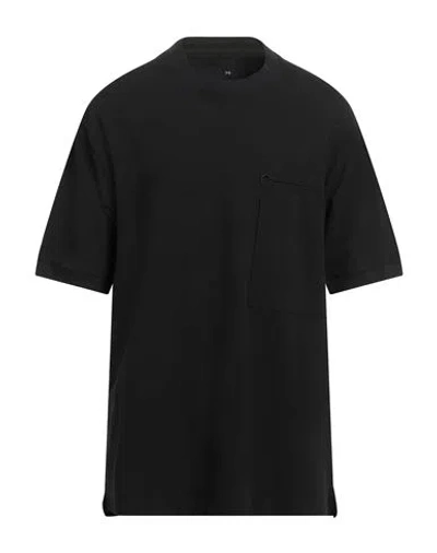 Y-3 Man T-shirt Black Size L Cotton