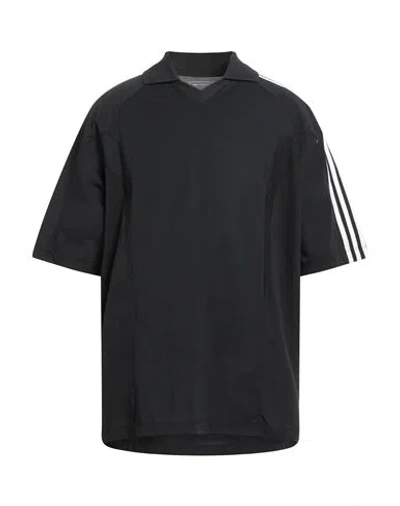 Y-3 Man T-shirt Black Size M Cotton, Recycled Polyester, Elastane