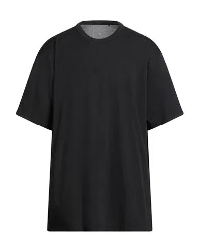 Y-3 Man T-shirt Black Size Xs Cotton, Polyester