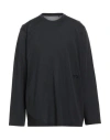 Y-3 Man T-shirt Black Size Xs Cotton, Recycled Polyester In Black