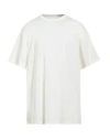 Y-3 Man T-shirt Ivory Size Xs Cotton, Recycled Polyester In White