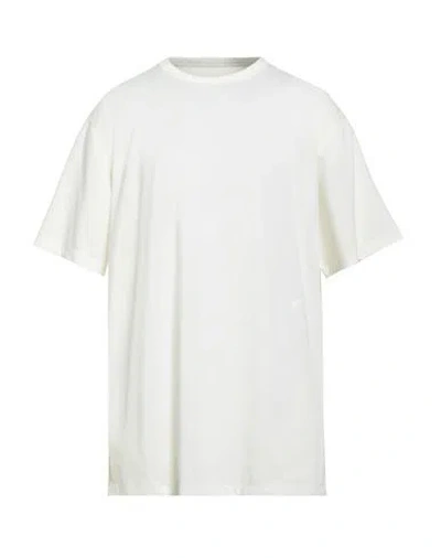 Y-3 Man T-shirt Ivory Size Xs Cotton, Recycled Polyester In White
