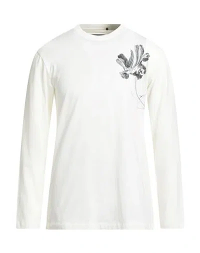 Y-3 Man T-shirt Off White Size Xs Cotton