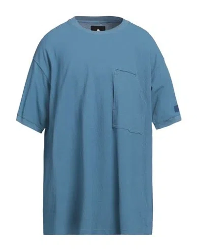 Y-3 Man T-shirt Pastel Blue Size L Cotton
