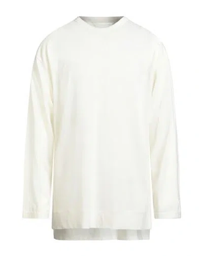 Y-3 Man T-shirt Pastel Yellow Size L Cotton