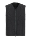 Y-3 Man Vest Black Size M Polyamide In Black