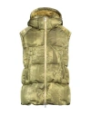 Y-3 Men's Piumino Smanicato Con Cappuccio In Green
