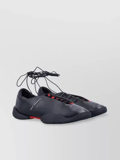 Y-3 Maryjane Low-top Rubber Sole Sneakers In Black