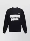 Y-3 Sweatshirt Whit Maxi Print