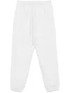 Y-3 Mélange-effect Track Pants In Grey