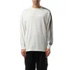 Y-3 3-stripes L/s T-shirt In White
