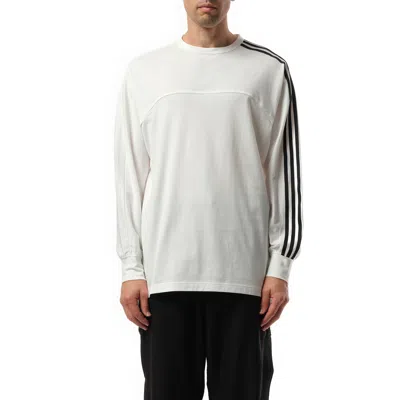 Y-3 MEN'S 3 STRIPE LONG SLEEVE T-SHIRT