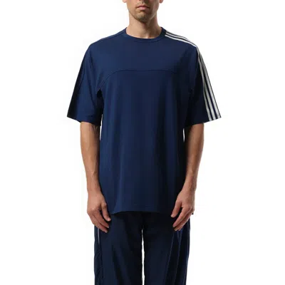 Y-3 Men's 3 Stripe T-shirt In Dark Blue