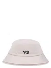 Y-3 3-stripes Bucket Hat In White