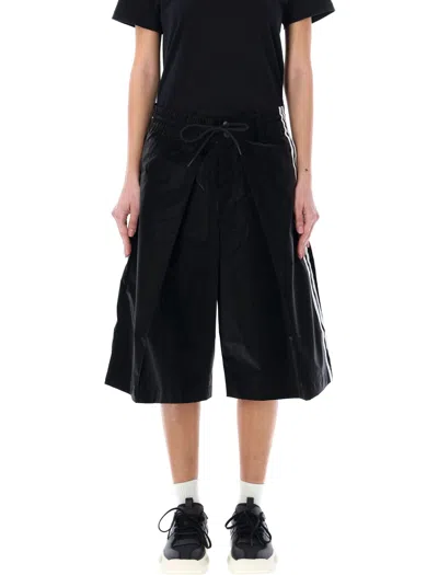 Y-3 Men's 3-stripes Track Shorts For Ss24 In Black