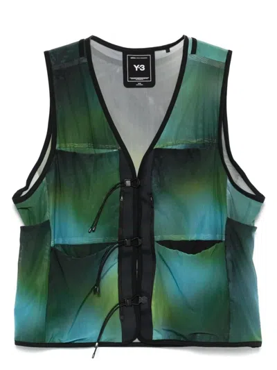 Y-3 MEN'S AOP MESH VEST | SIZE MEDIUM | JL8300