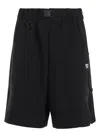 Y-3 Techno Fabric Bermuda-shorts In Black