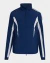 Y-3 3-stripes Nylon Shell Jacket In Dkblue