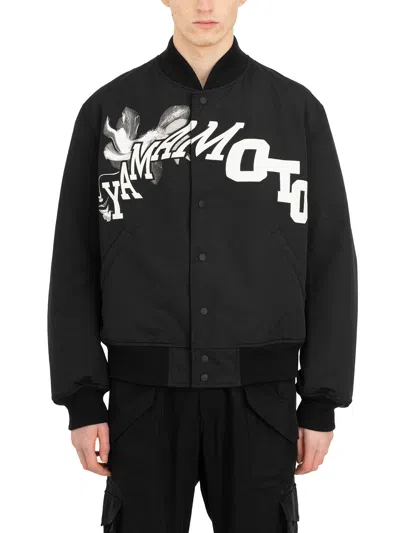 Y-3 Team Insulated Bomber Jacket In Black