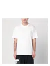 Y-3 Crewneck Graphic Print Oversize Short Sleeve T-shirt In White
