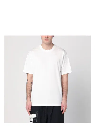 Y-3 MEN'S COTTON T-SHIRT WITH LOGO