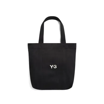 Y-3 Men's Cotton Tote Bag In Black