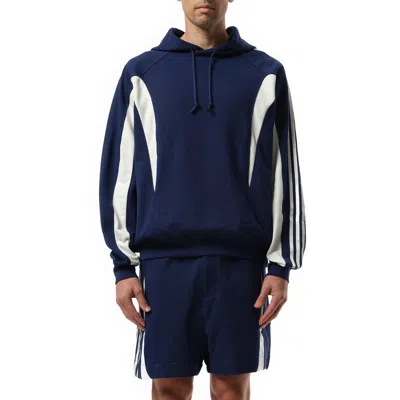 Y-3 Men's Cutline Hoodie In Dark Blue