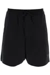Y-3 Y 3 French Terry Jogger Bermuda Shorts In Black