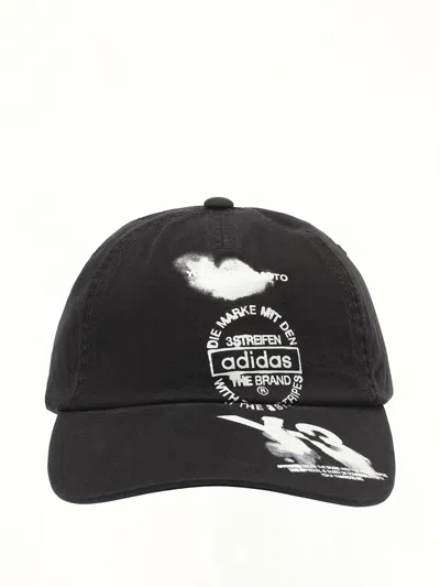 Y-3 Men's Graphic Cap In Black