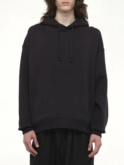 Y-3 Graphic Hoodie In Black
