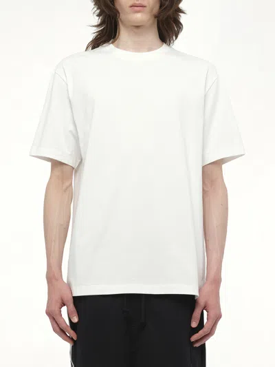 Y-3 Men's Graphic Short Sleeve T-shirt In White