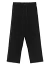 Y-3 Mesh 3-stripes Track Pants In Black