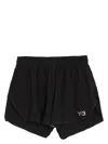 Y-3 M Run Shorts In Black