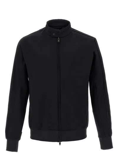 Y-3 MEN'S MESH 3 STRIPES ZIP UP TRACK SWEATER