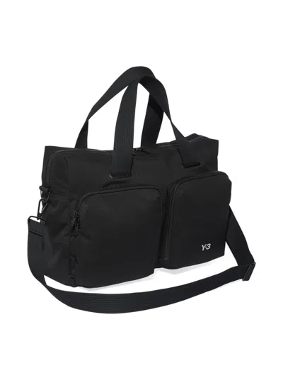 Y-3 Men's Polyester Travel Bag In Black